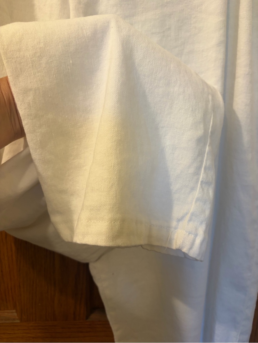 Men’s Tommy Bahama Size 2XLB White Linen-Blend Chinos with Elastic Waist - Picture 4 of 11